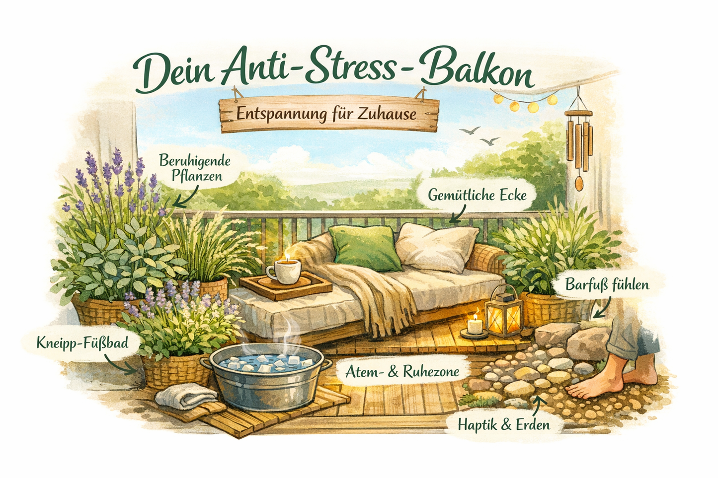 Ruheoase Balkon